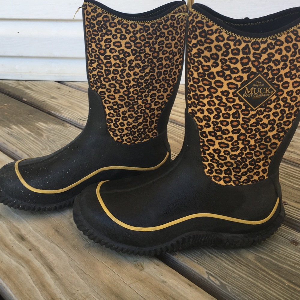 Cheetah Print Muck Boots